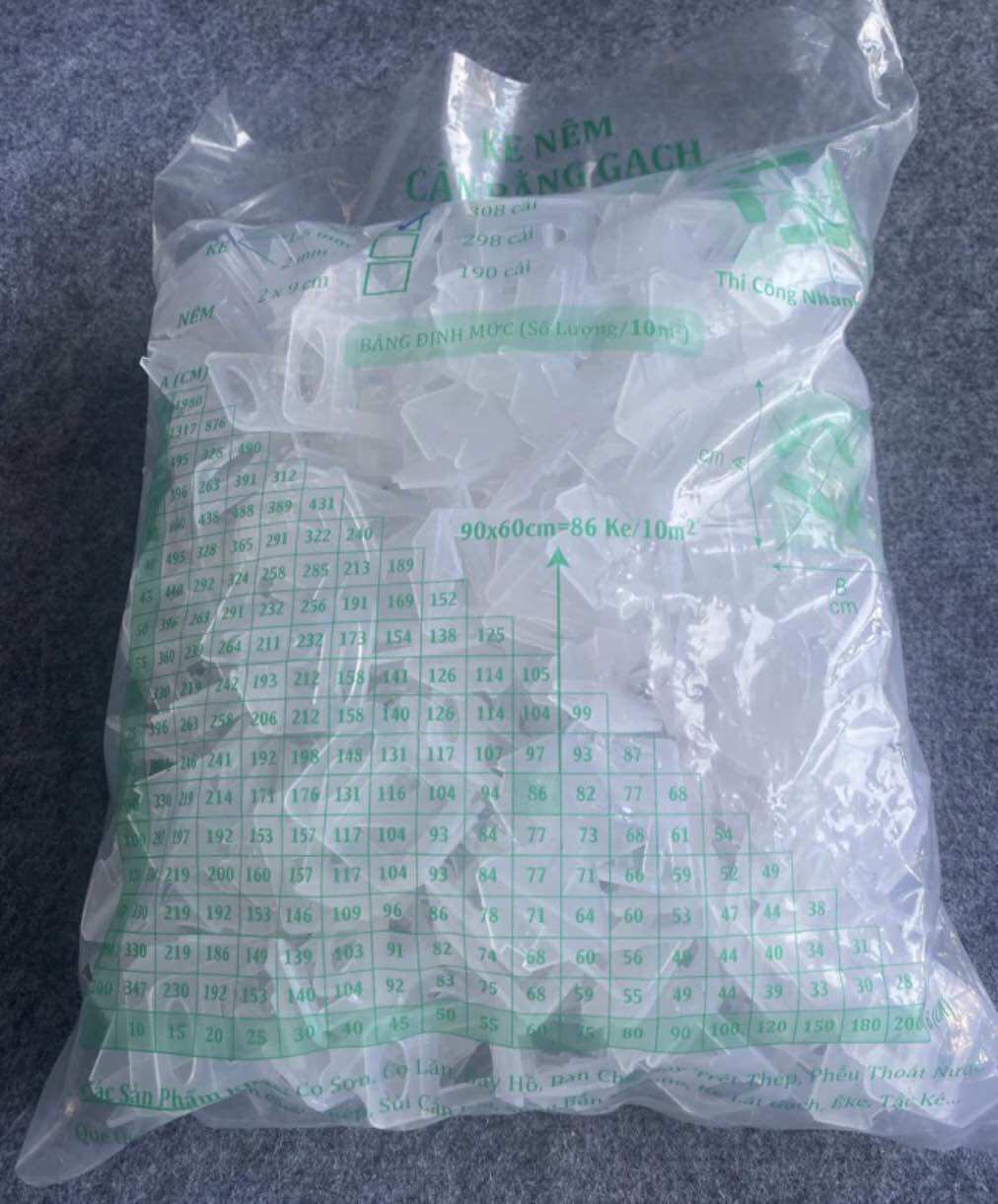 1 Kg Ke Cân Bằng Ốp Lát Gạch -1mm-1.5mm-2mm