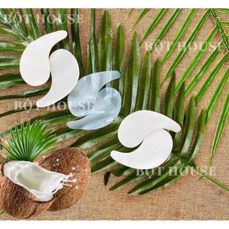 [Nhập RS0722 giảm 30k cho đơn 99k]MẶT NẠ DỪA TƯƠI DÀNH CHO MẮT HANDMADE NHÀ BỘT