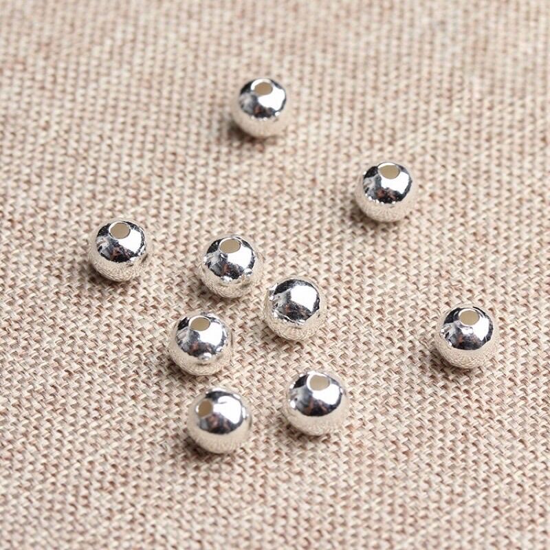 5 bi bạc trơn 2-4mm