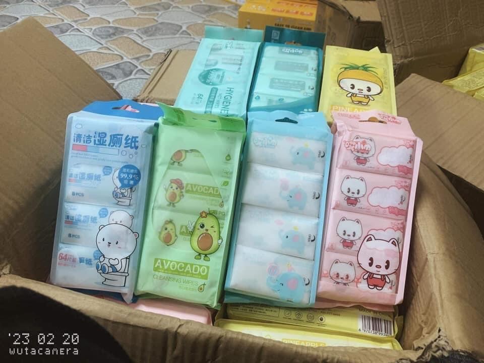 Khăn ướt mini gói 64 tờ