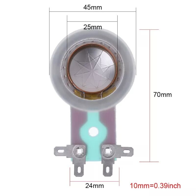 Màng coil titan treble 250 (25.4mm)