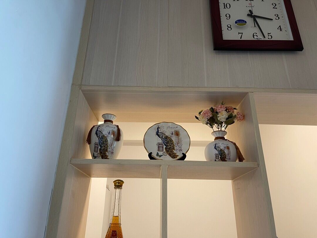 Bộ decor 3 món trang trí phòng khách kèm hoa