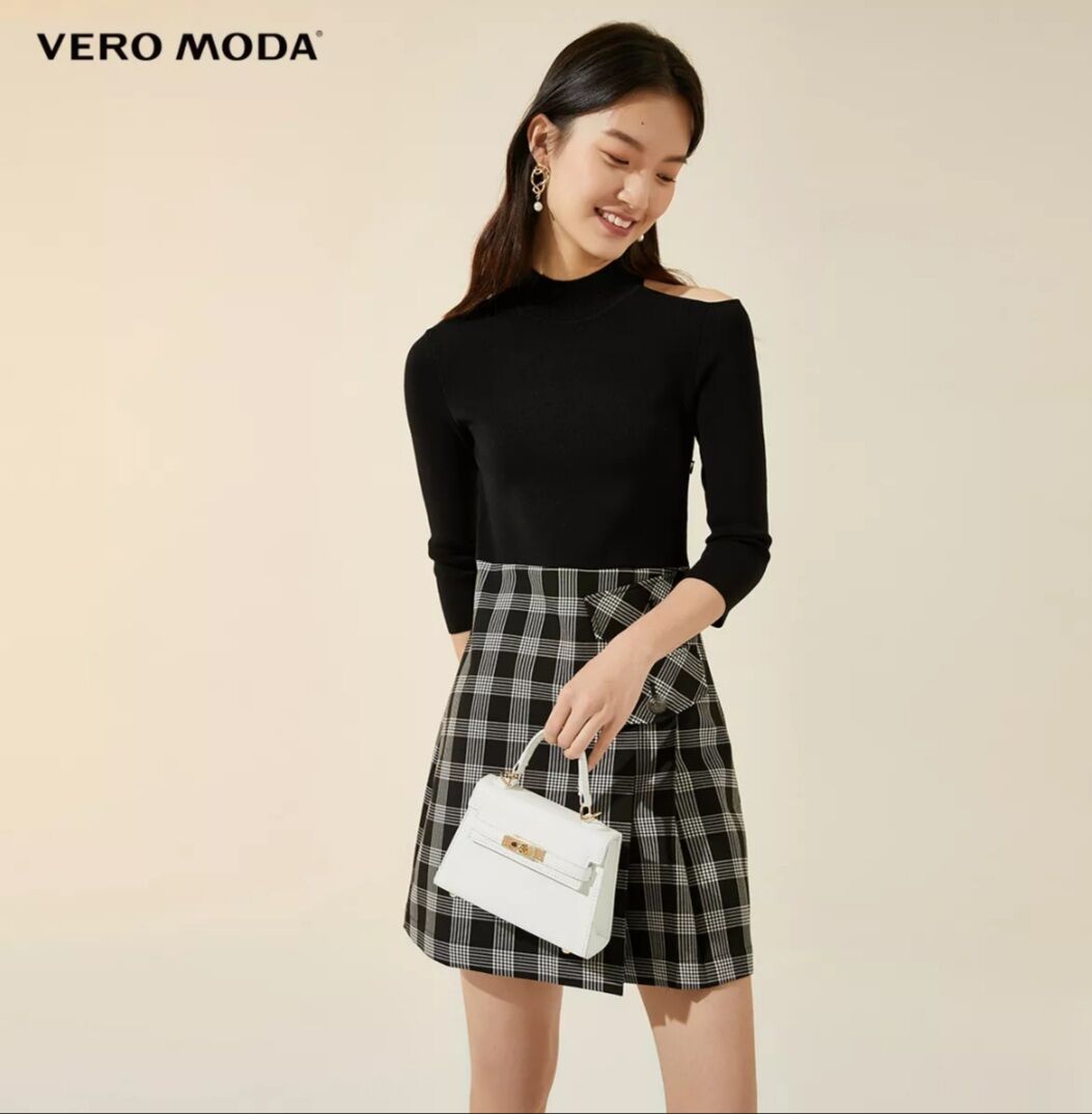 Đầm cut out vai Vero Moda