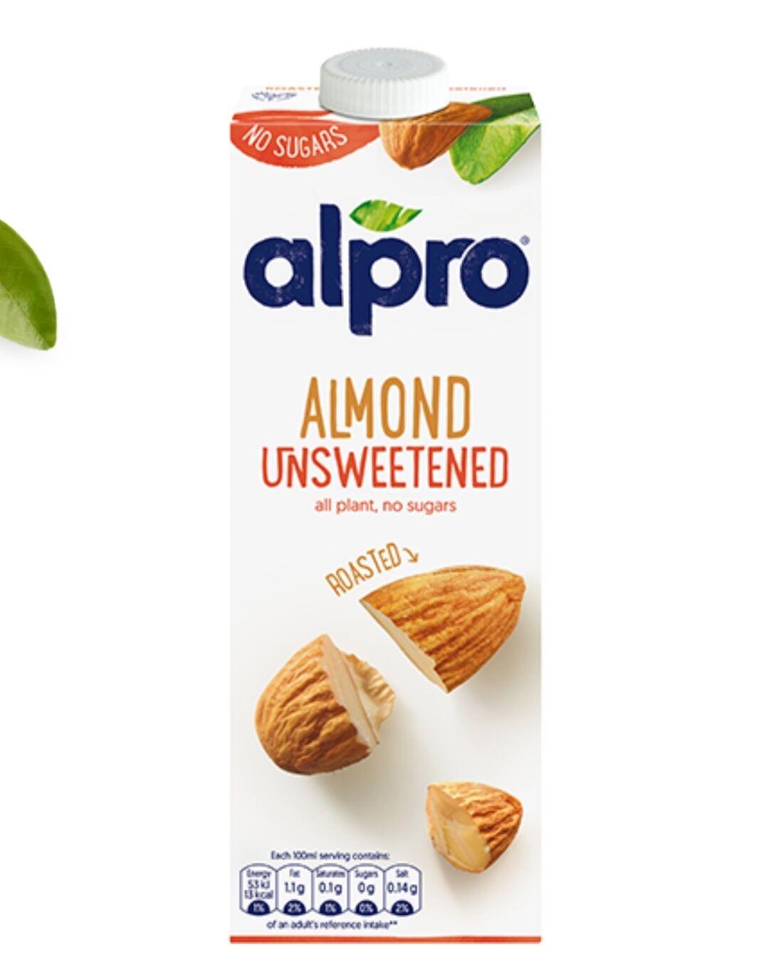 Thức uống hạnh nhân, yến mạch Alpro Almond drink original nguyên chất bổ