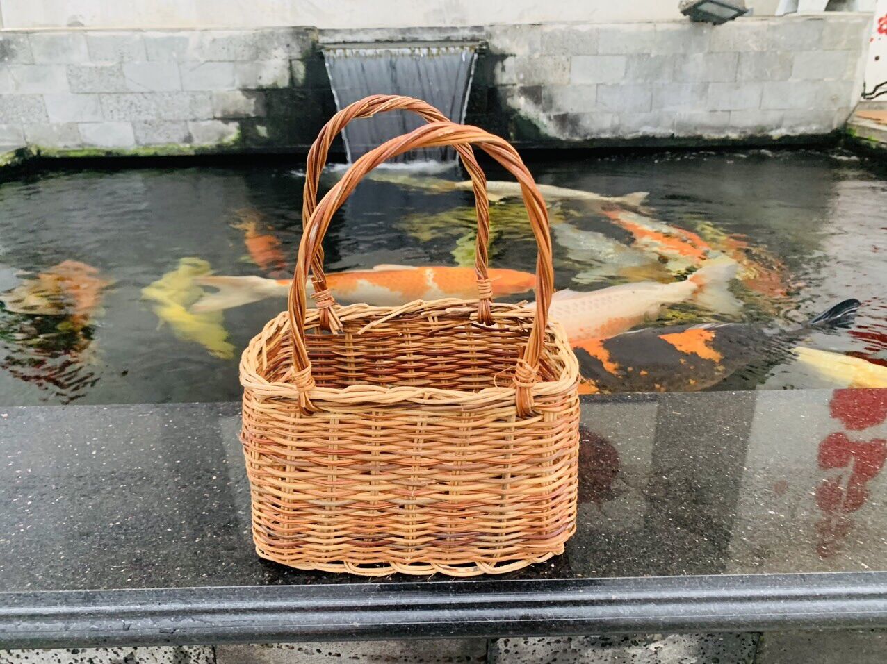 Giỏ hoa quả đáy ovan