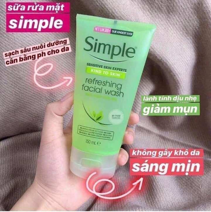 Sữa rửa mặt simple - 150ml