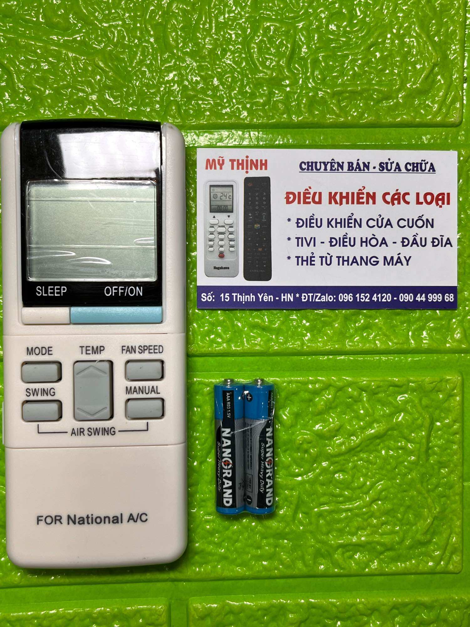 Điều khiển điều hoà national hàng loại 1.