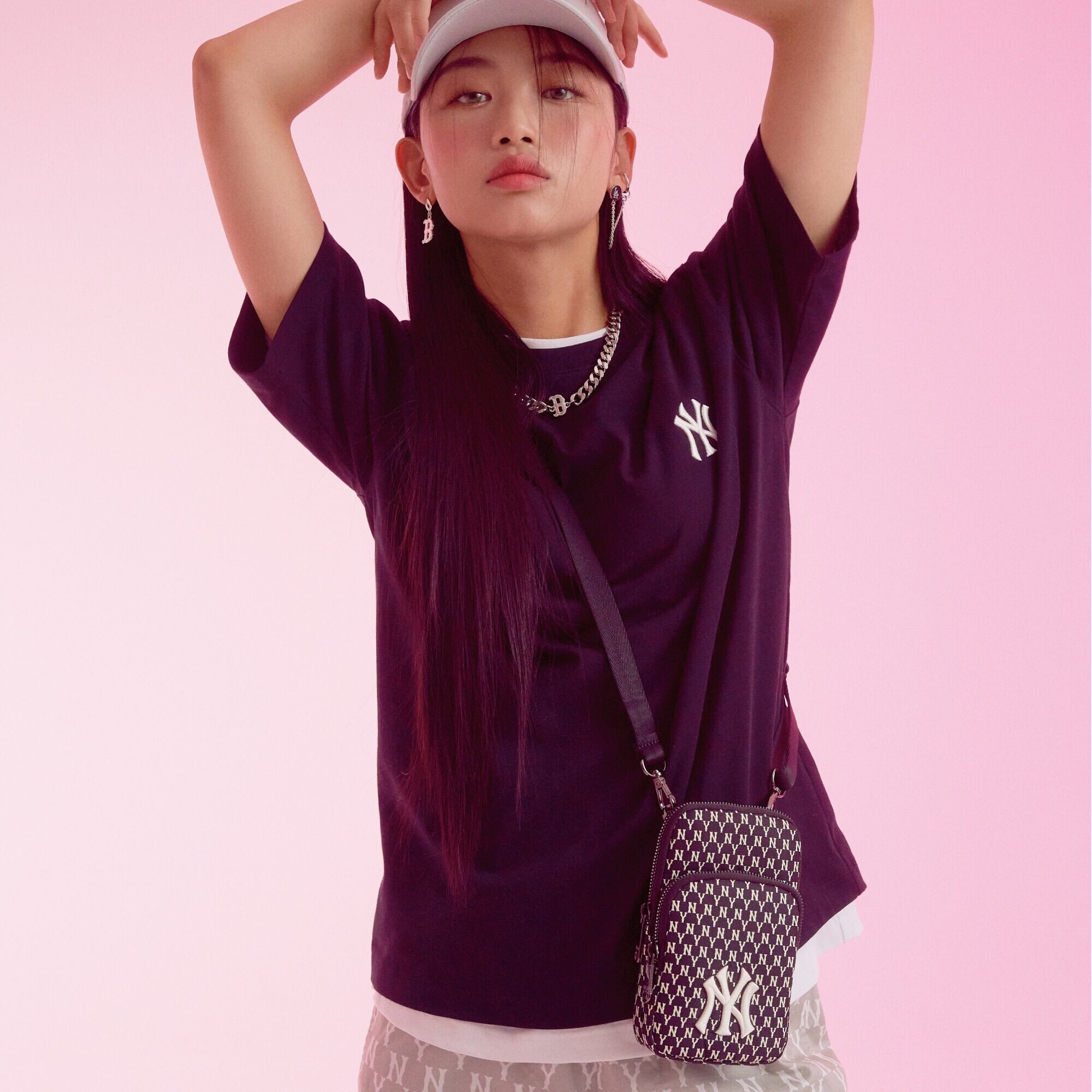 Túi MLB NY mini Black( xuất dư chuẩn)