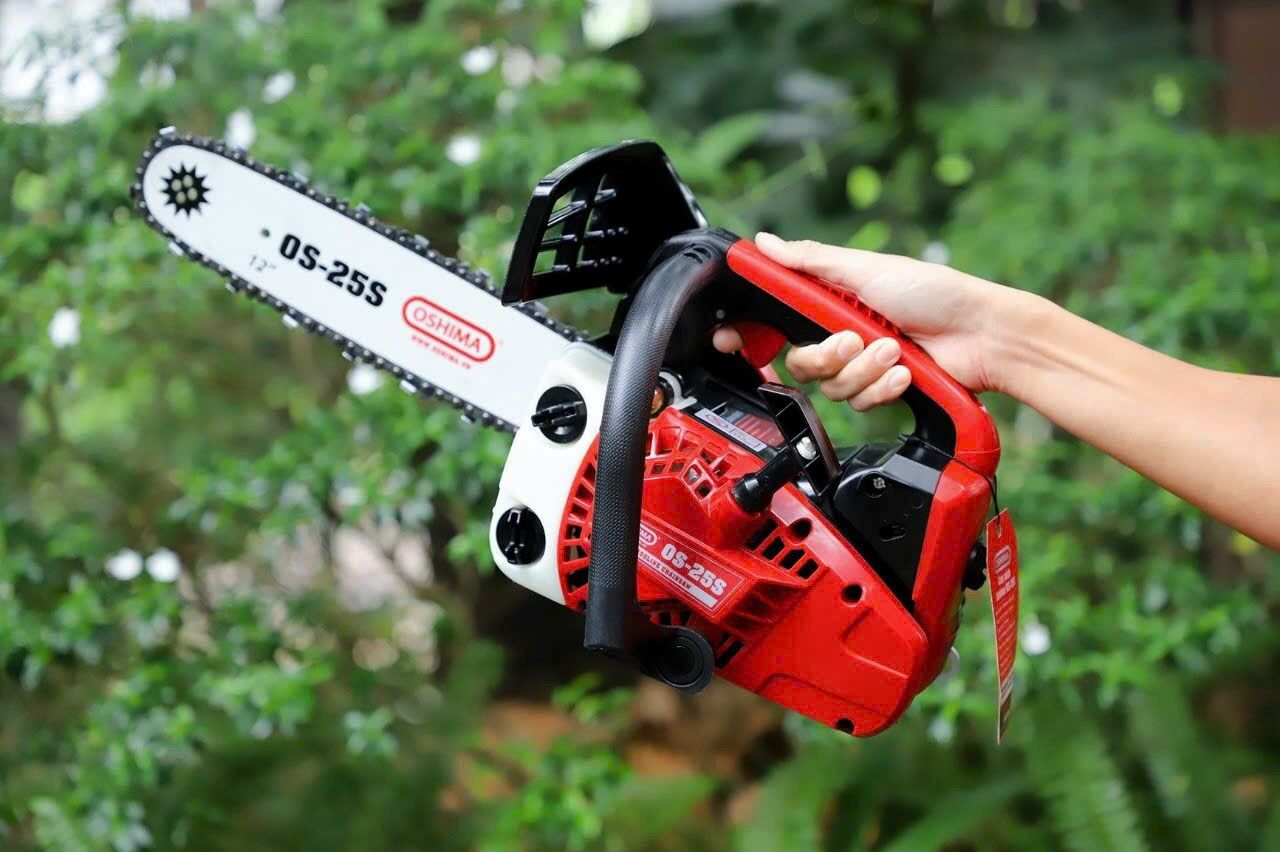 Cưa xích mini Oshima os25s lam dài 30cm, 2 thì