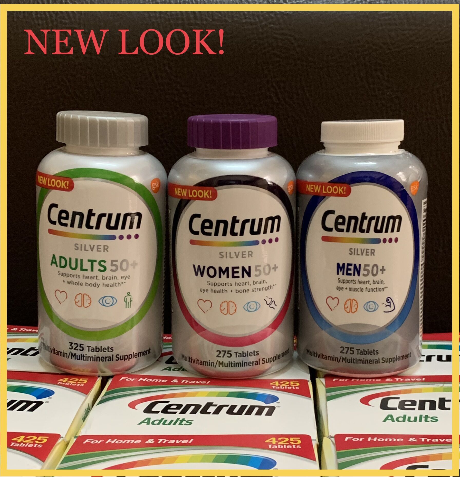 (Mẫu mới) Centrum Silver Women 50+ chai 275 viên