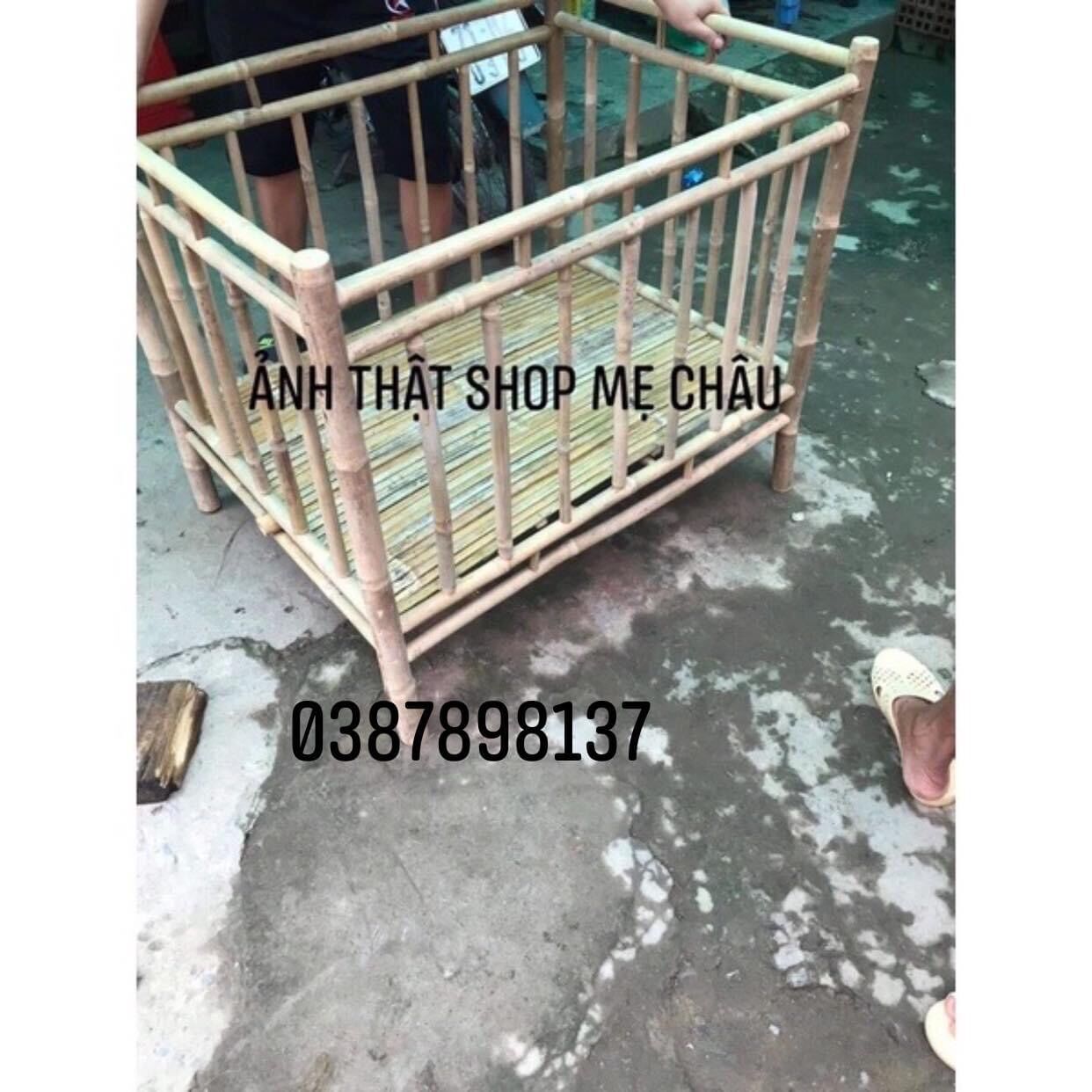 Chuồng tre, củi tre, nôi tre cho bé tập đứng