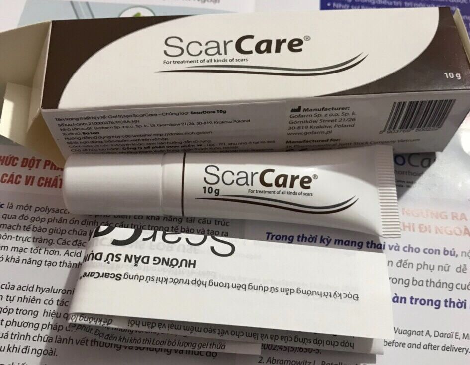 Gel bôi sẹo ScarCare-Silicon tuyp 10g