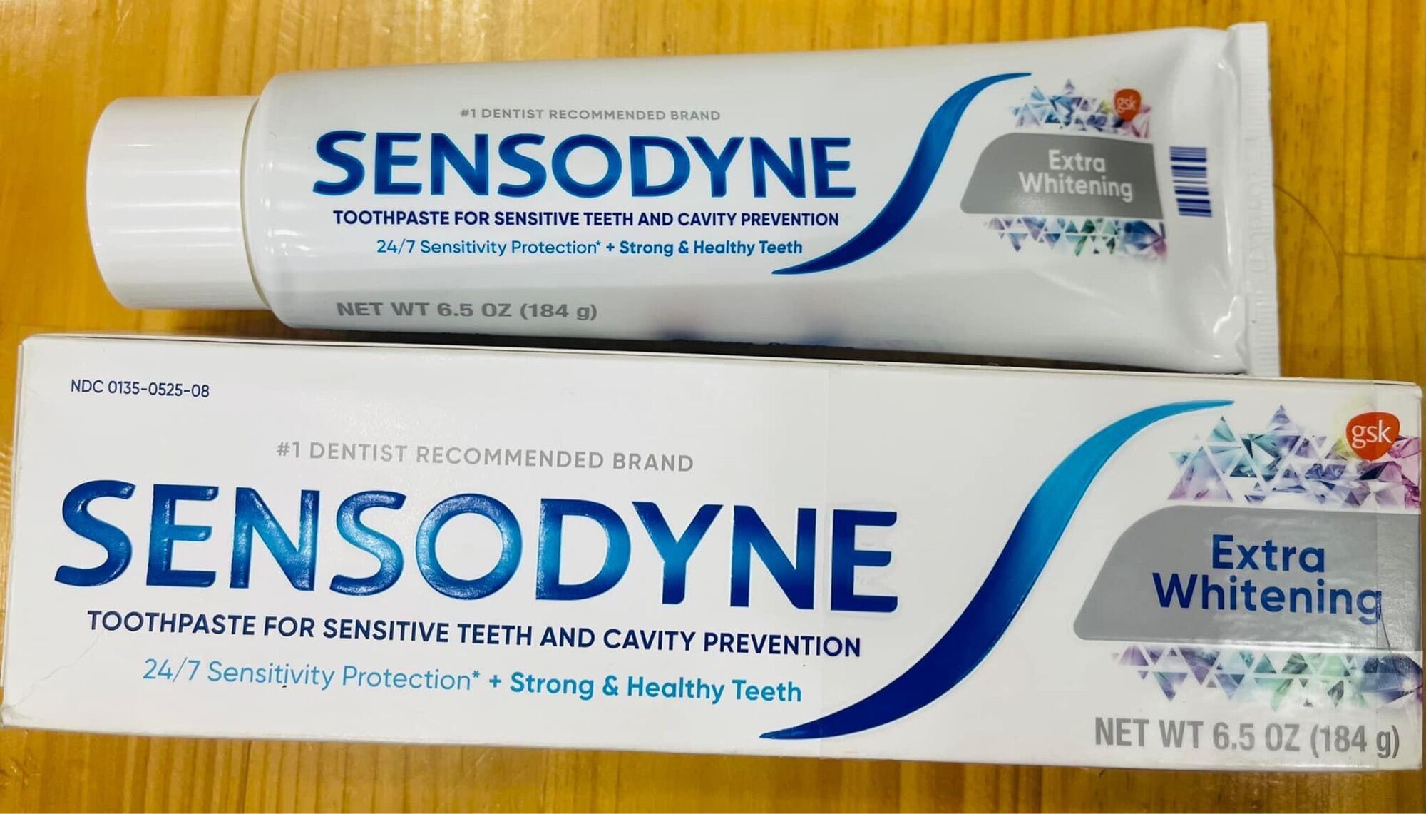 Kem đánh răng Sensodyne Extra Whitening 184g Mỹ Date 6 24 mẫu mới