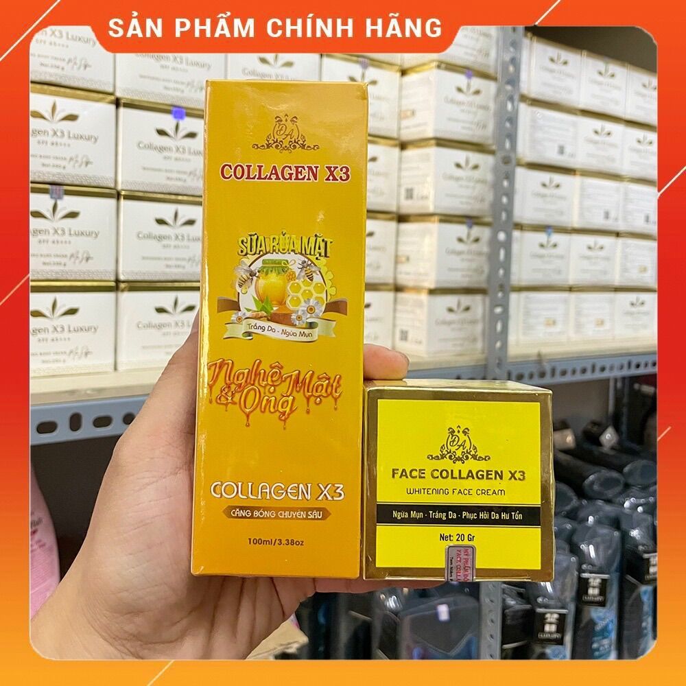 Combo sữa rữa mặt +kem face x3 hàng chính hãng