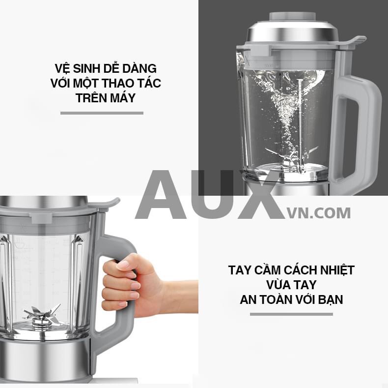 MÁY LÀM SỮA HẠT MẪU ĐẾ TRÒN MỚI NHẤT KÈM BÌNH TRÀ CAO CẤP