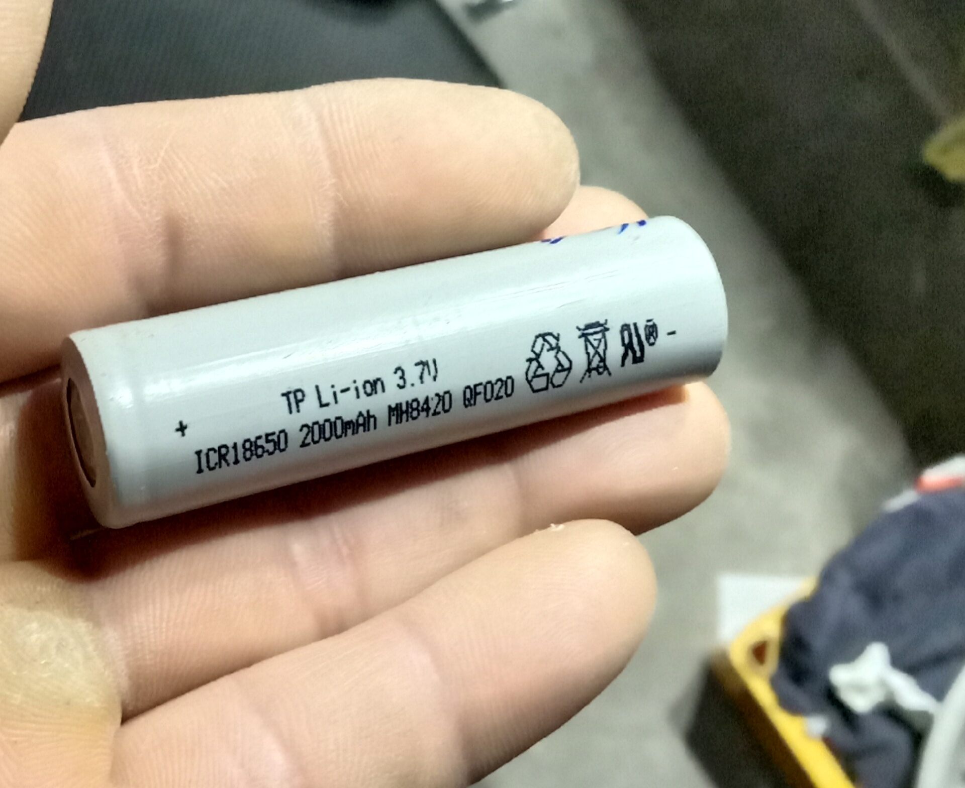 PIN 18650 hàng tháo đã test đủ dung lượng