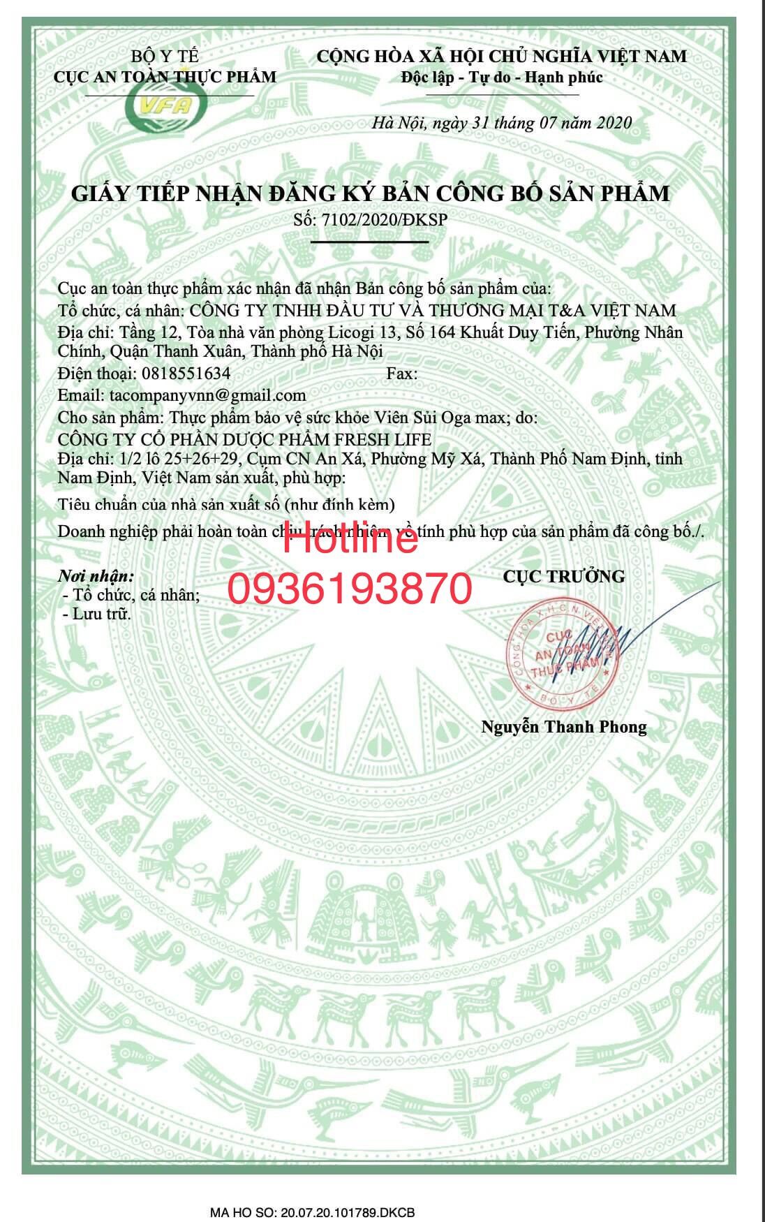 XỊT OGA MAX