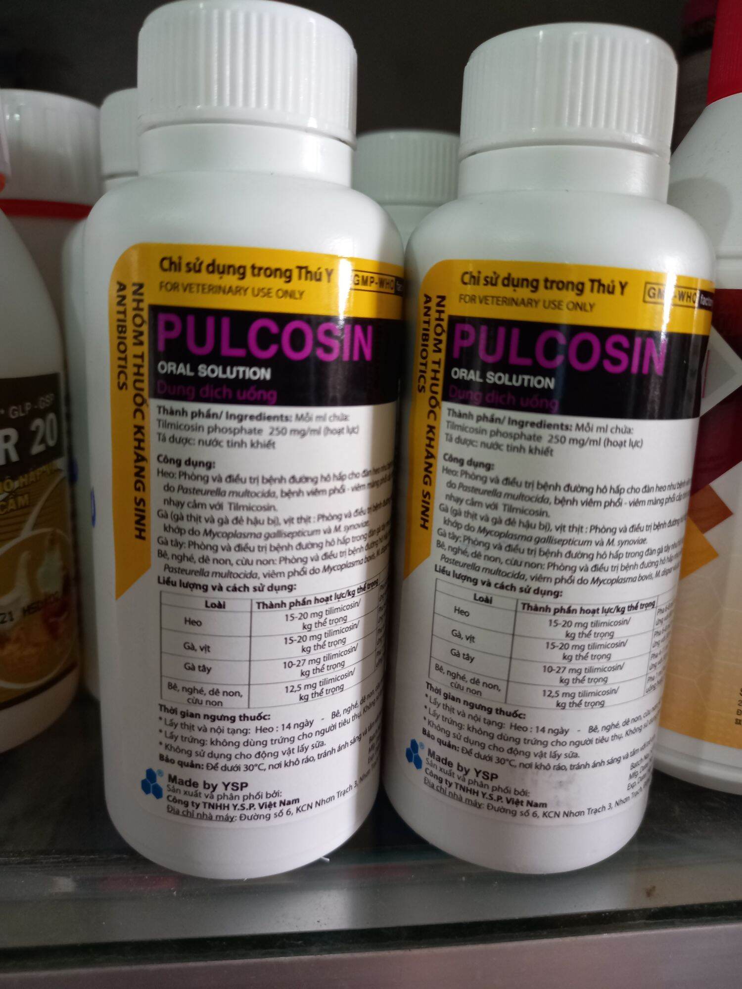 Tilmicosin Dạng Uống,Chai 100ml