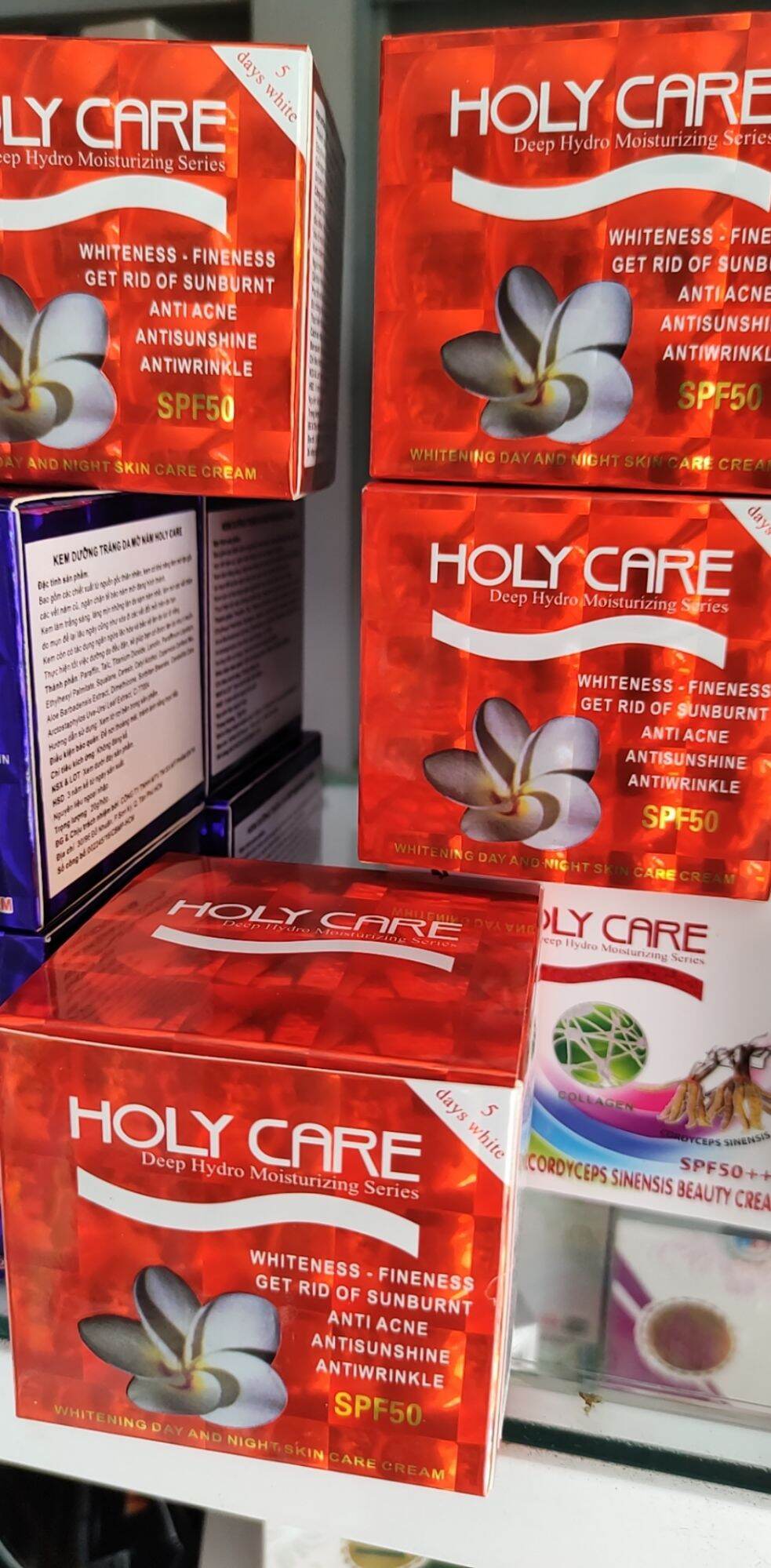 Holy care đỏ dưỡng trắng da 5 in 1