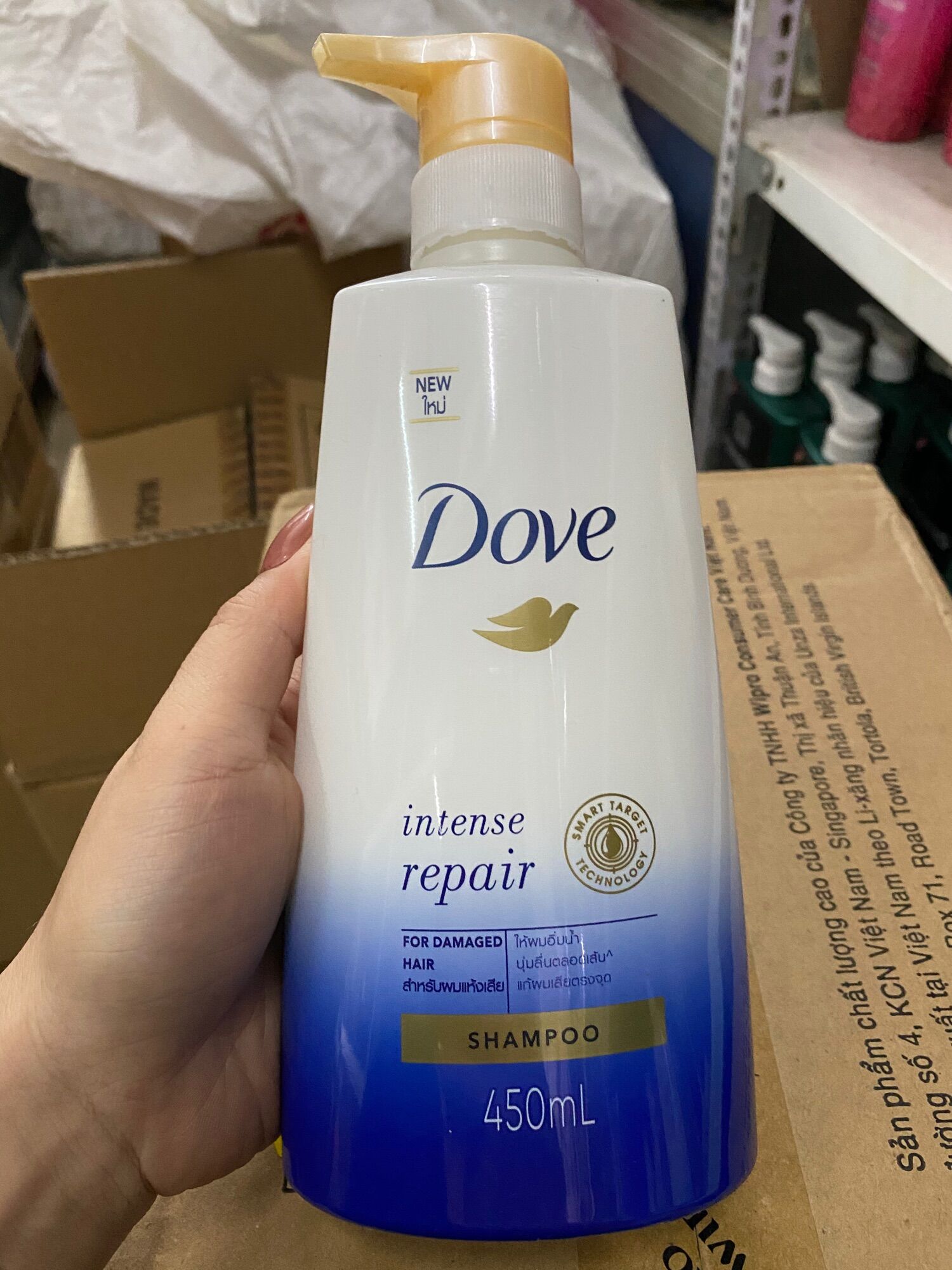Dầu gội dove 450ml thái lan