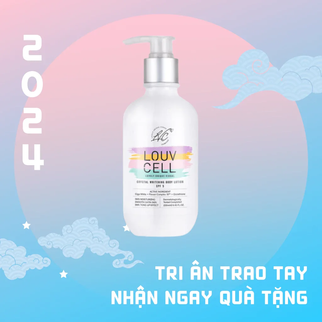 Kem Dưỡng Trắng Da Body Louv Cell