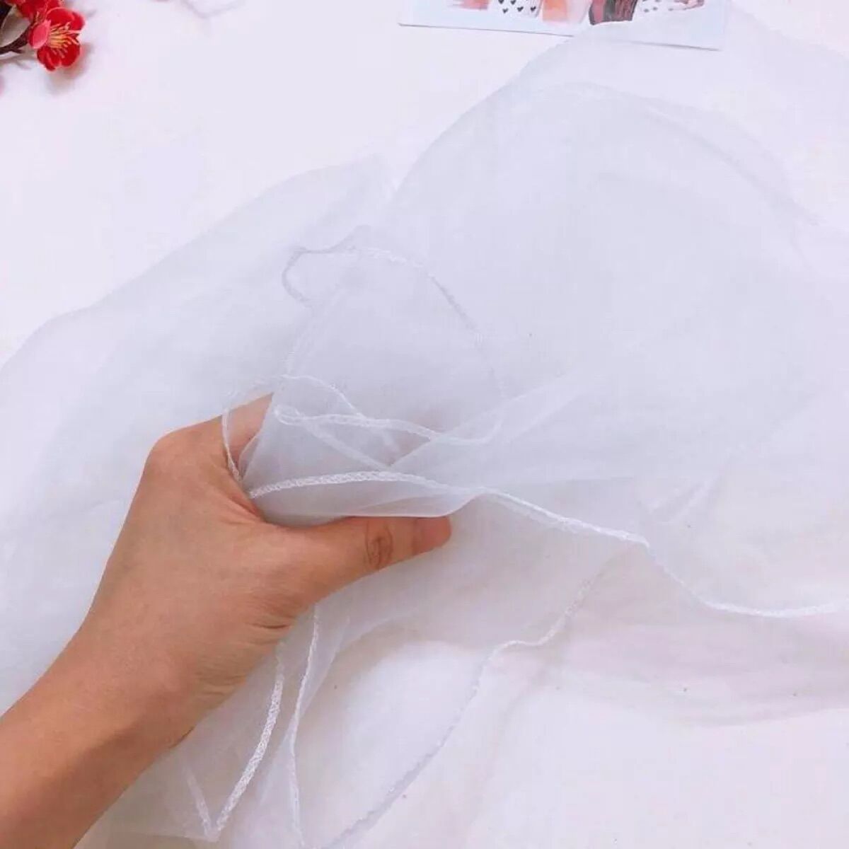 Khăn Voan Che Mặt Chống Bụi Cho Bé