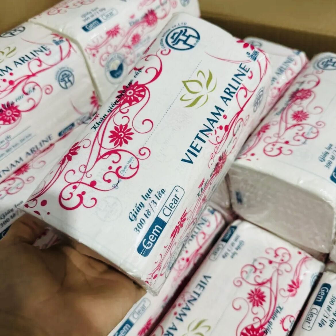Combo 10 gói khăn giấy rút lụa ARLINE day mịn không bụi