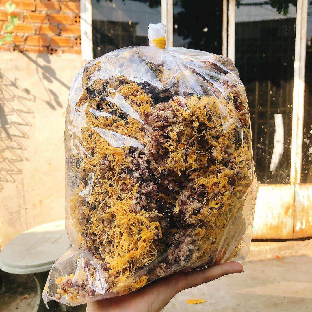 Cơm cháy bể gạo lứt chà bông 1kg