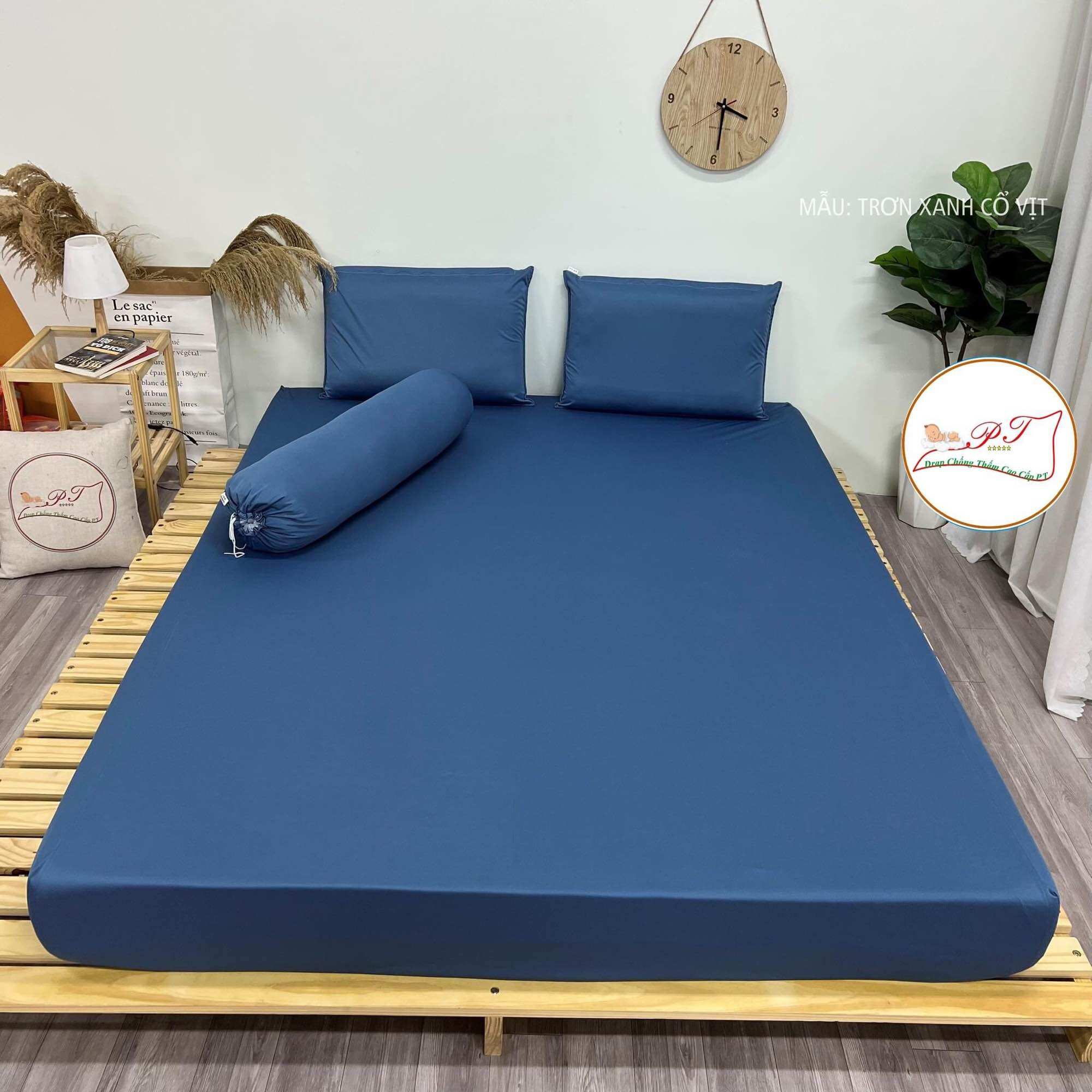Ga chống thấm 2 mặt lem mực nhẹ kích thước 2m10cm chất liệu cotton thun