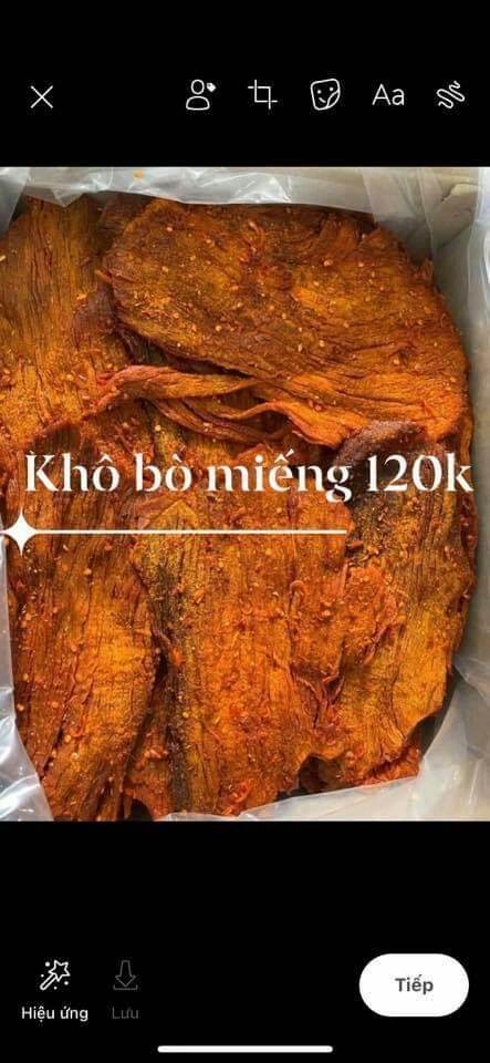 Khô bò miếng