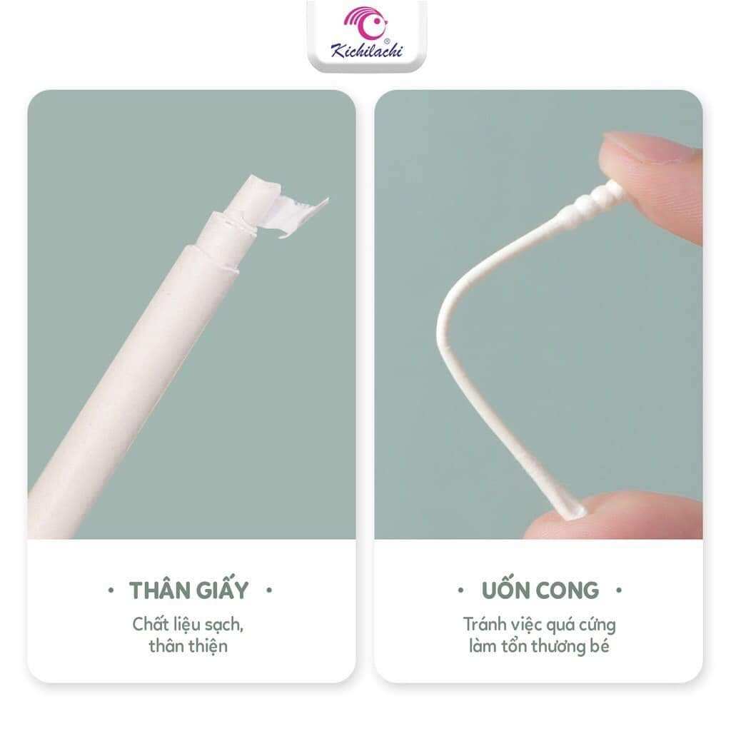 Tăm bông Kichi cho bé sơ sinh