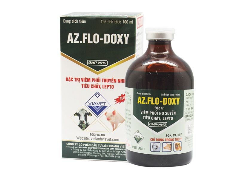 FLO-DOXY 100ml Đặc tr ị  Viêm phổi năgj hen suyễn