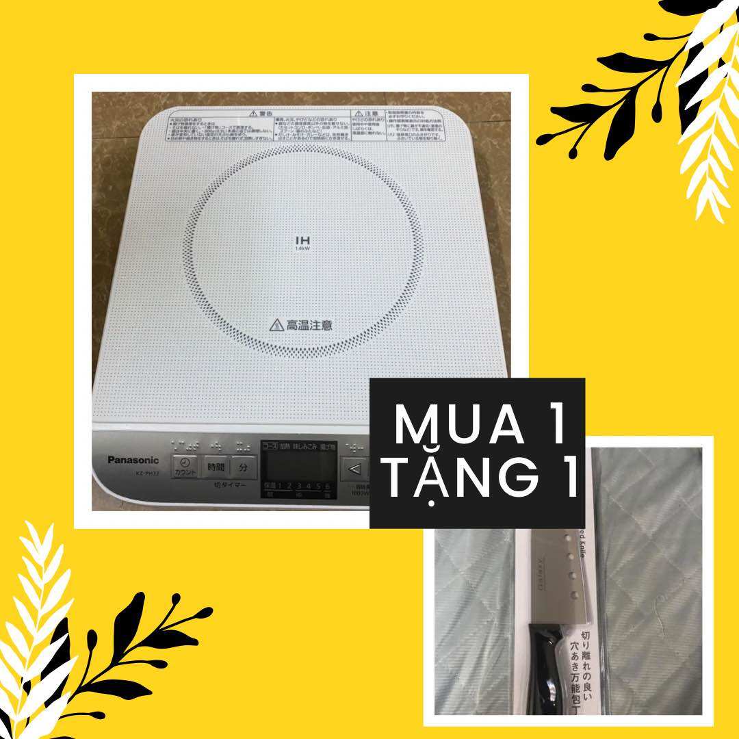 Bếp từ đơn IH Panasonic KZ-PH đa năng tiết kiệm điện tặng kèm áo