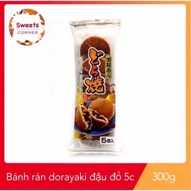 Bánh rán Doremon đậu đỏ set 5c 300g