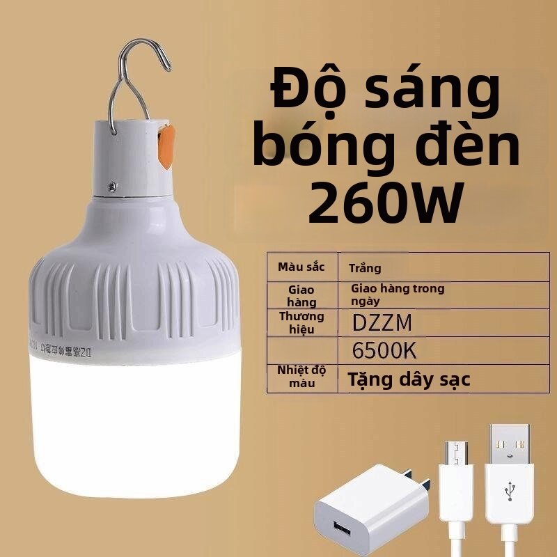 TEKANAI | Đèn Sáng Khẩn Cấp LED Nạp Điện Qua USB