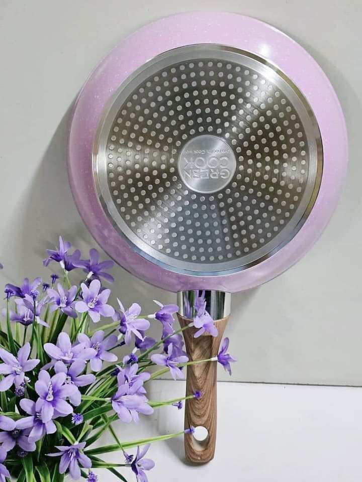 CHẢO VÂN ĐÁ GREEN COOK 26cm