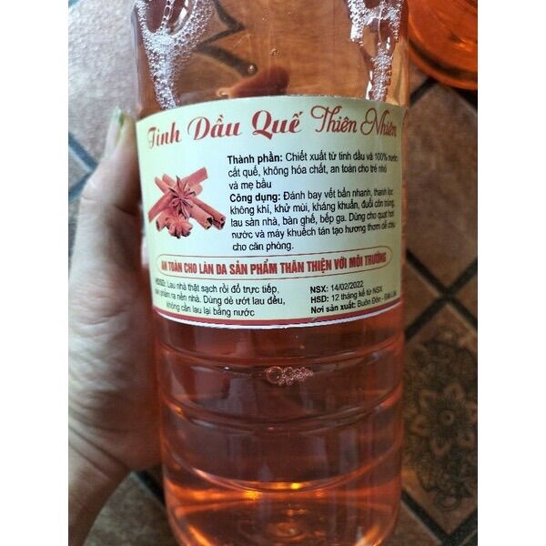 Tinh dầu Quế lau Sàn chai 1 Lít