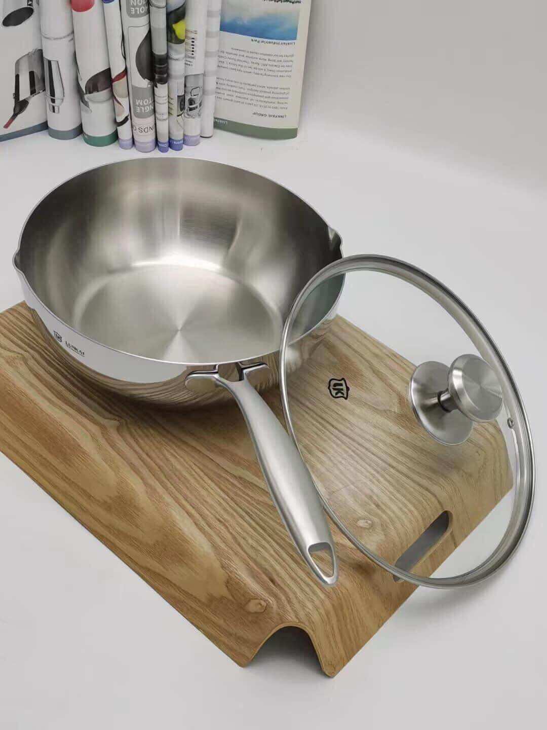 Chảo đúc liền khối inox 316 Lunkai