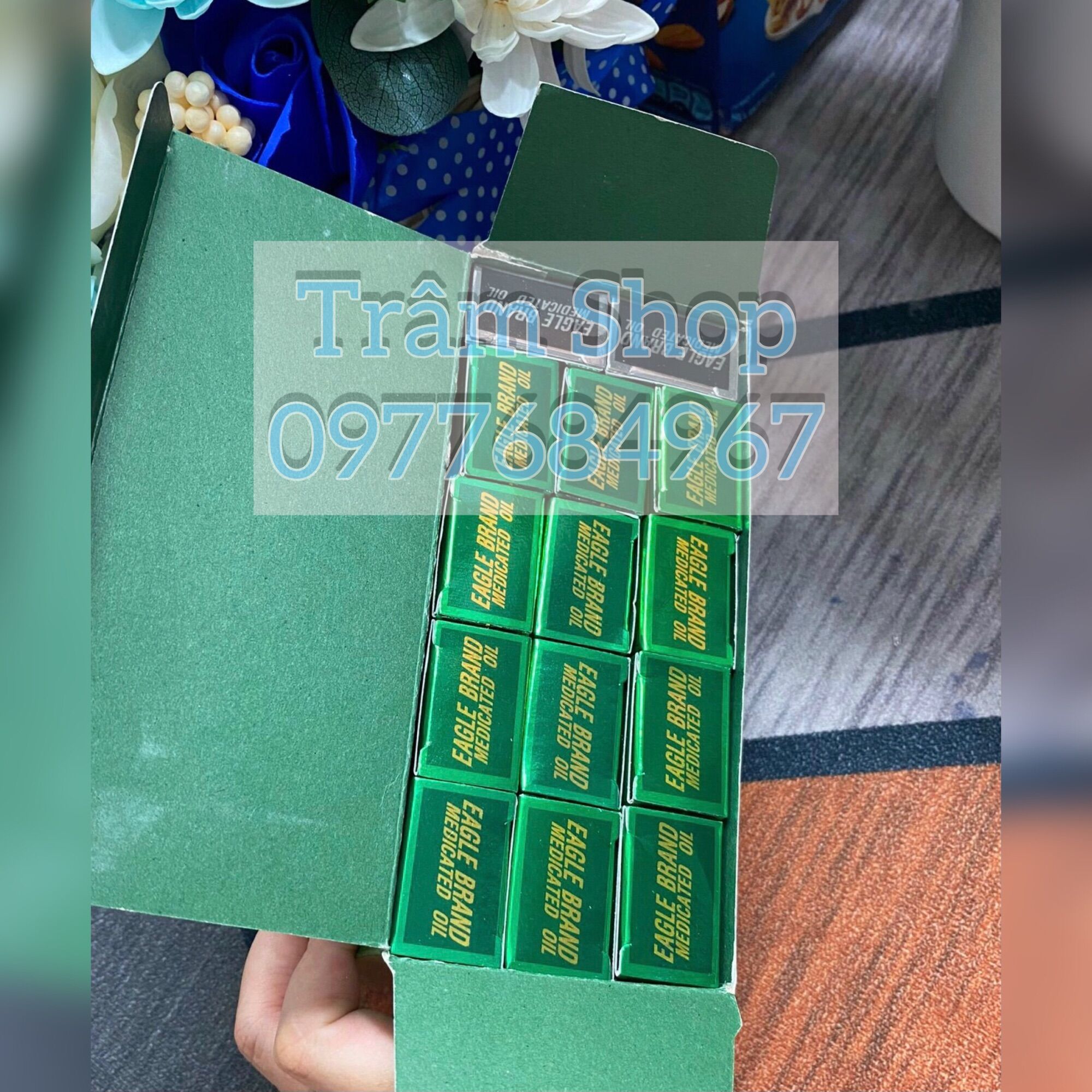 Dầu gió Mỹ dạng lăn 12ml (xanh, vàng, trắng)