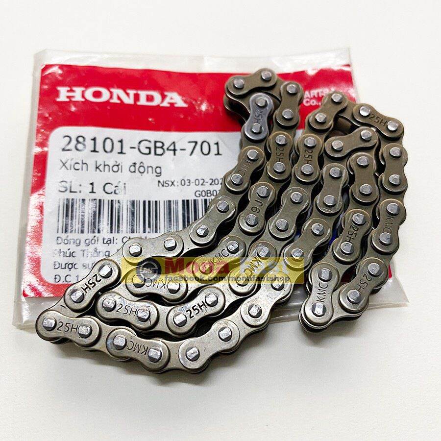 Sên đề Honda 62 mắt - xích khởi động Honda zin
