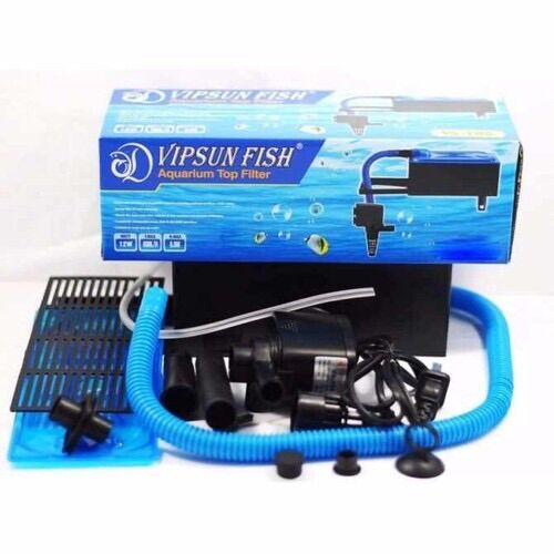 Vipsun Fish VS-188 - Bộ Máng và Máy Bơm Lọc Nước Hồ Cá