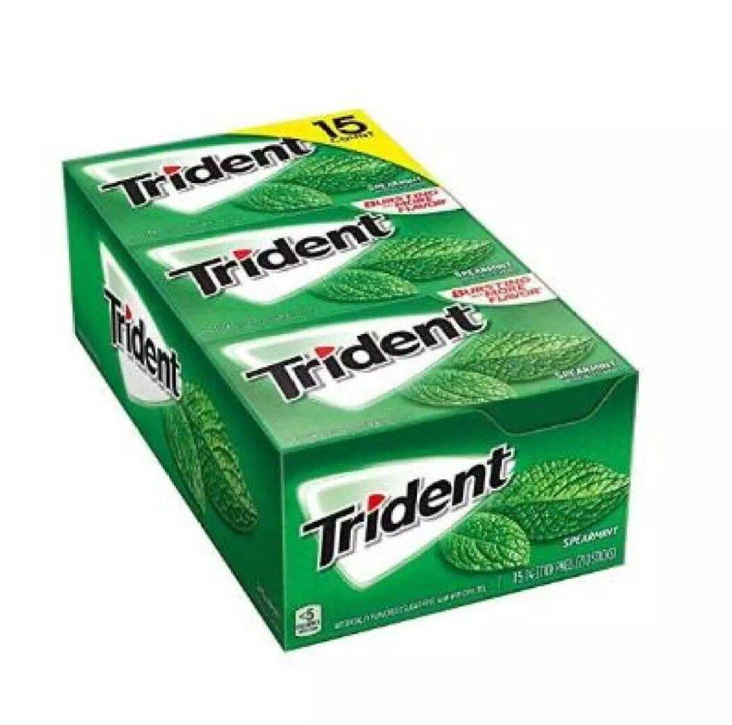 🍭 Kẹo singum Trident vị bạc hà, vị quế... nhập khẩu từ Mỹ