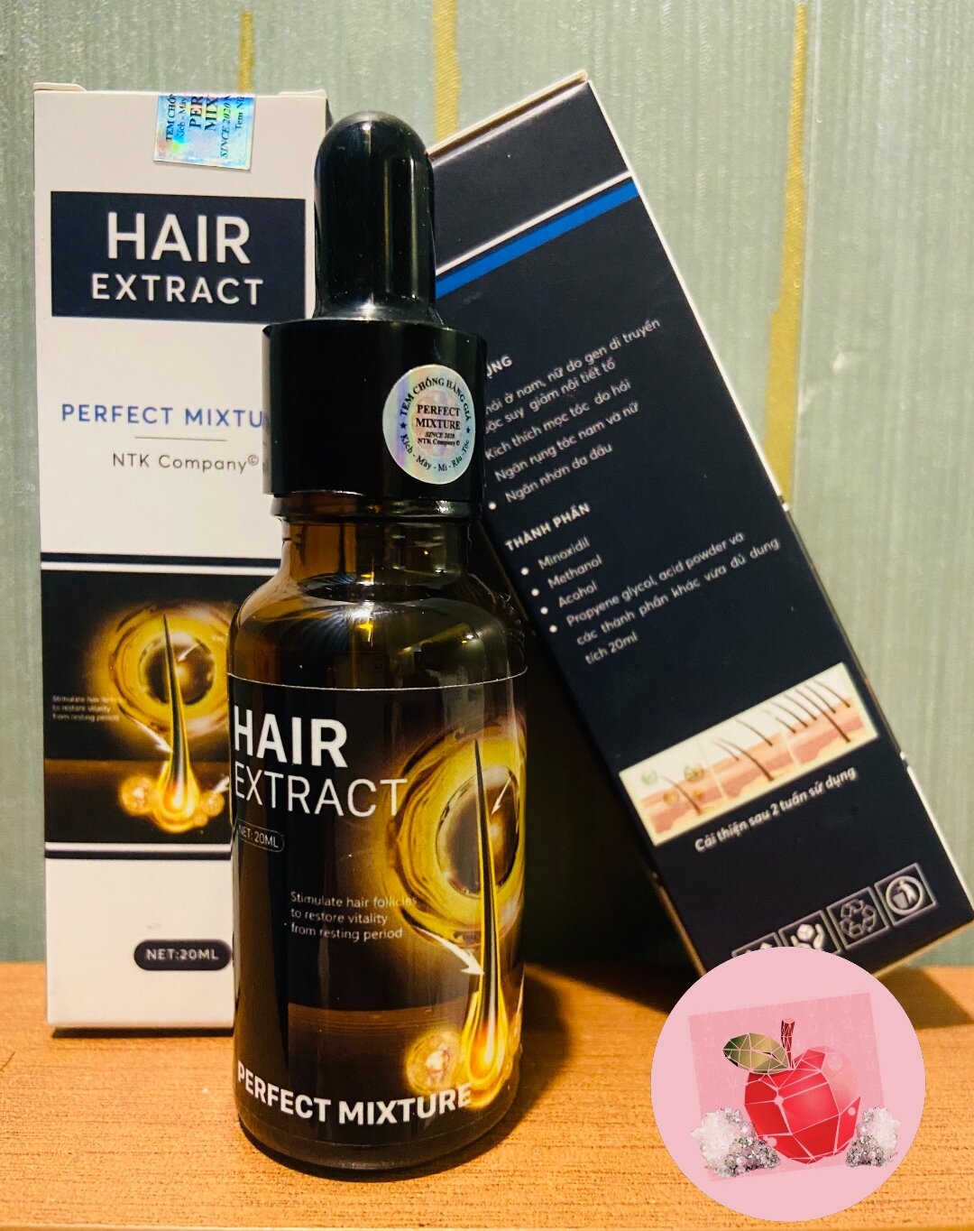 Serum kích mọc lông mày, râu