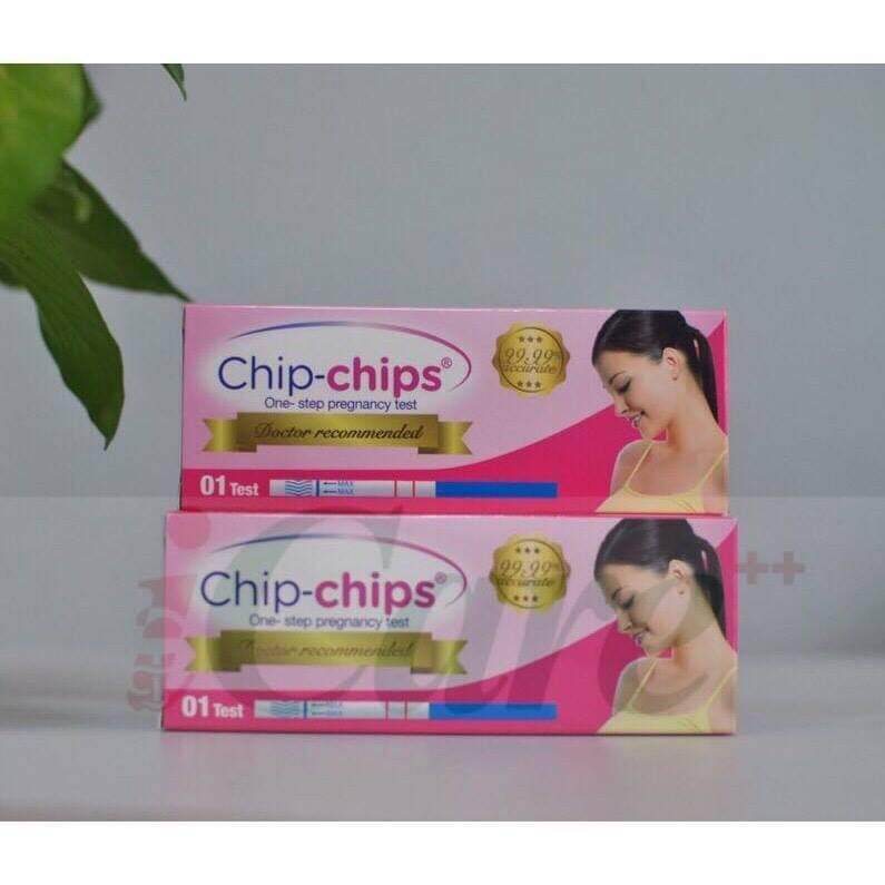 Que thử thai Chip chip