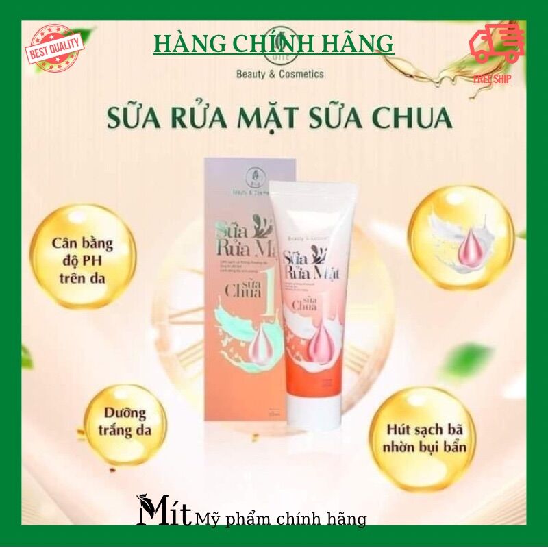 Sữa rửa mặt sữa chua olic - trắng da, mờ nám