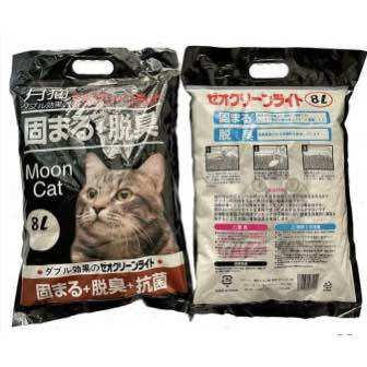 [CHÍNH HÃNG] Cát vệ sinh cho mèo cát Nhật đen Mooncat 8L siêu vón khử mùi chuẩn chính hãng đảm bảo