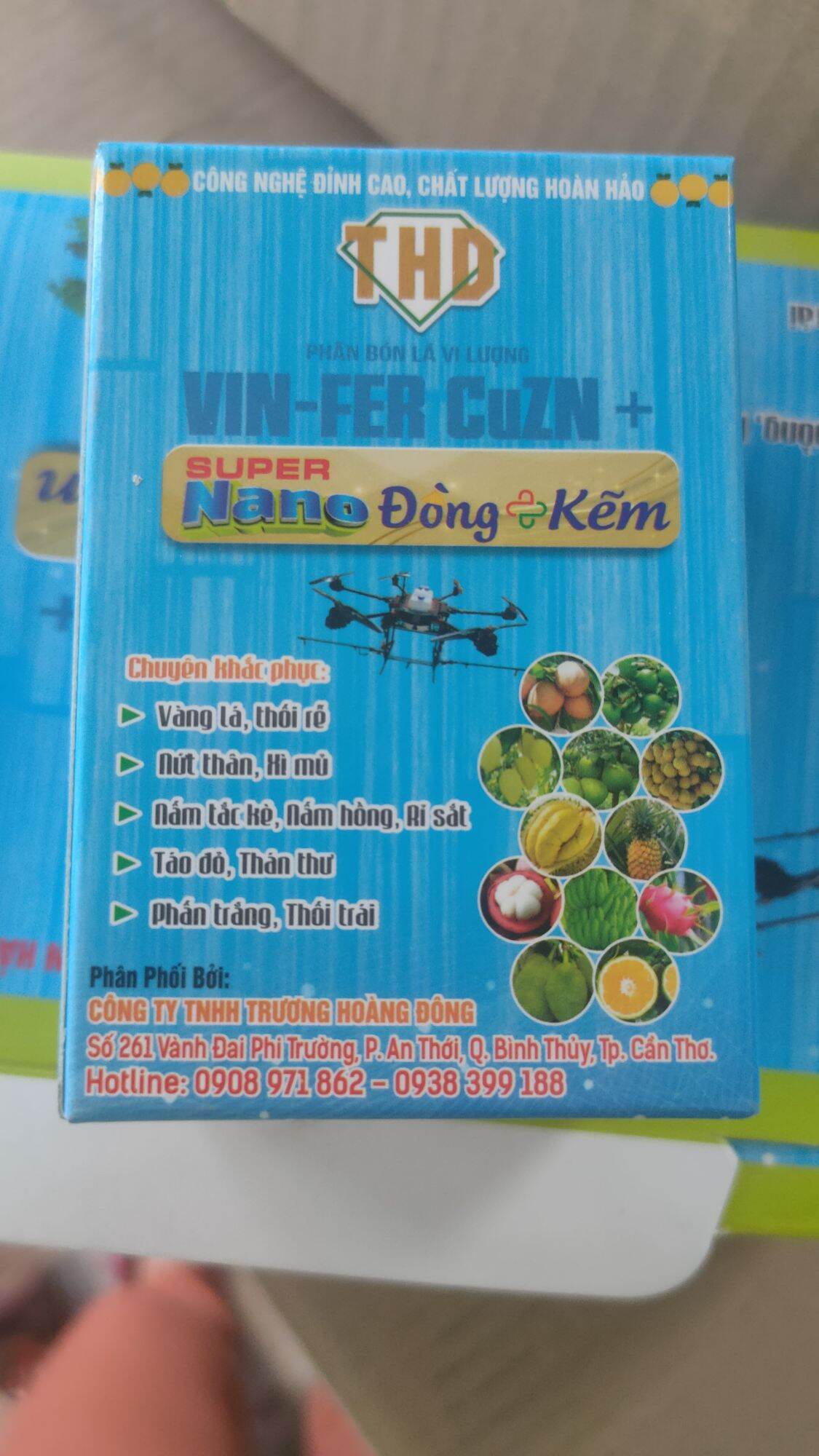 Phân bón sinh học THD NaNo Đồng