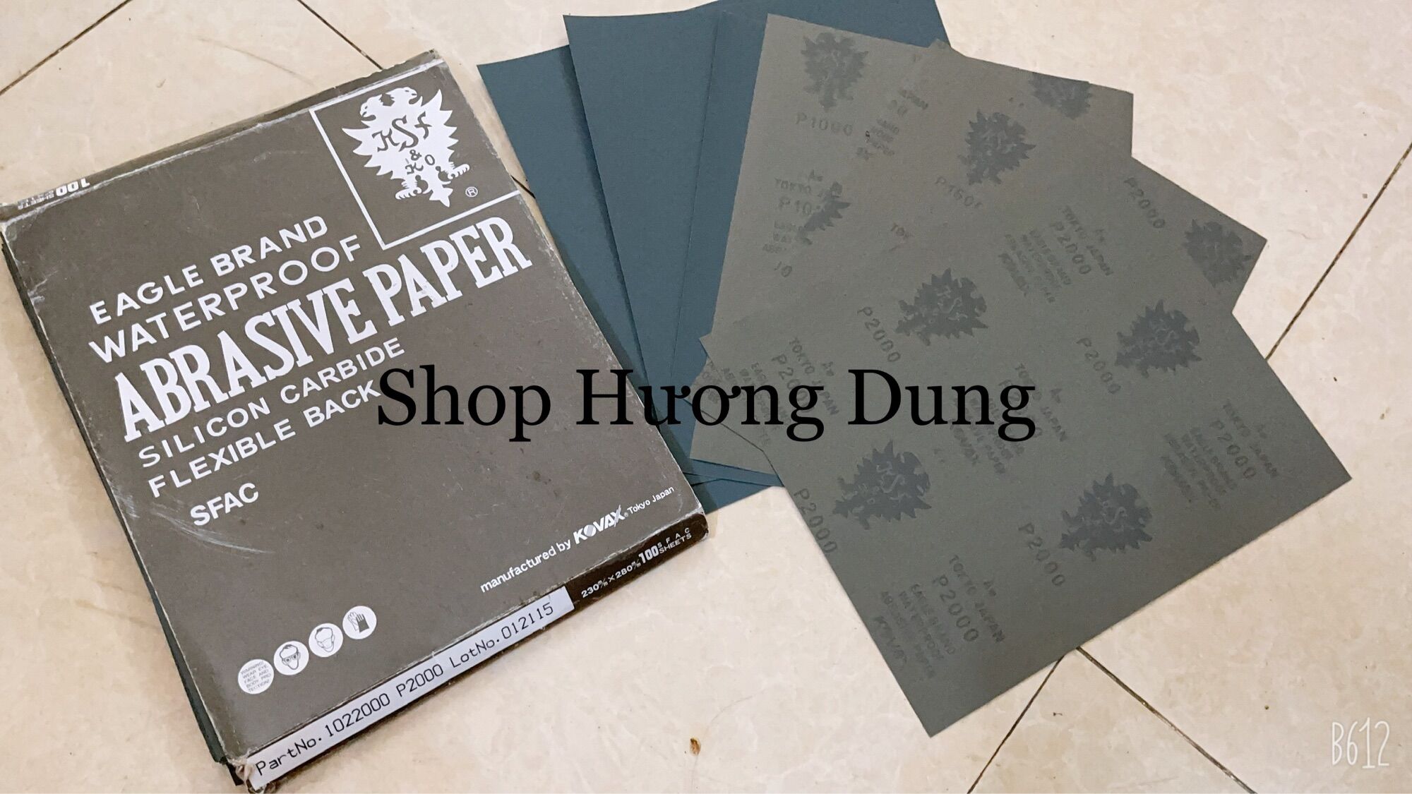 Giấy giáp giấy nhám nước mịn Nhật Kovax