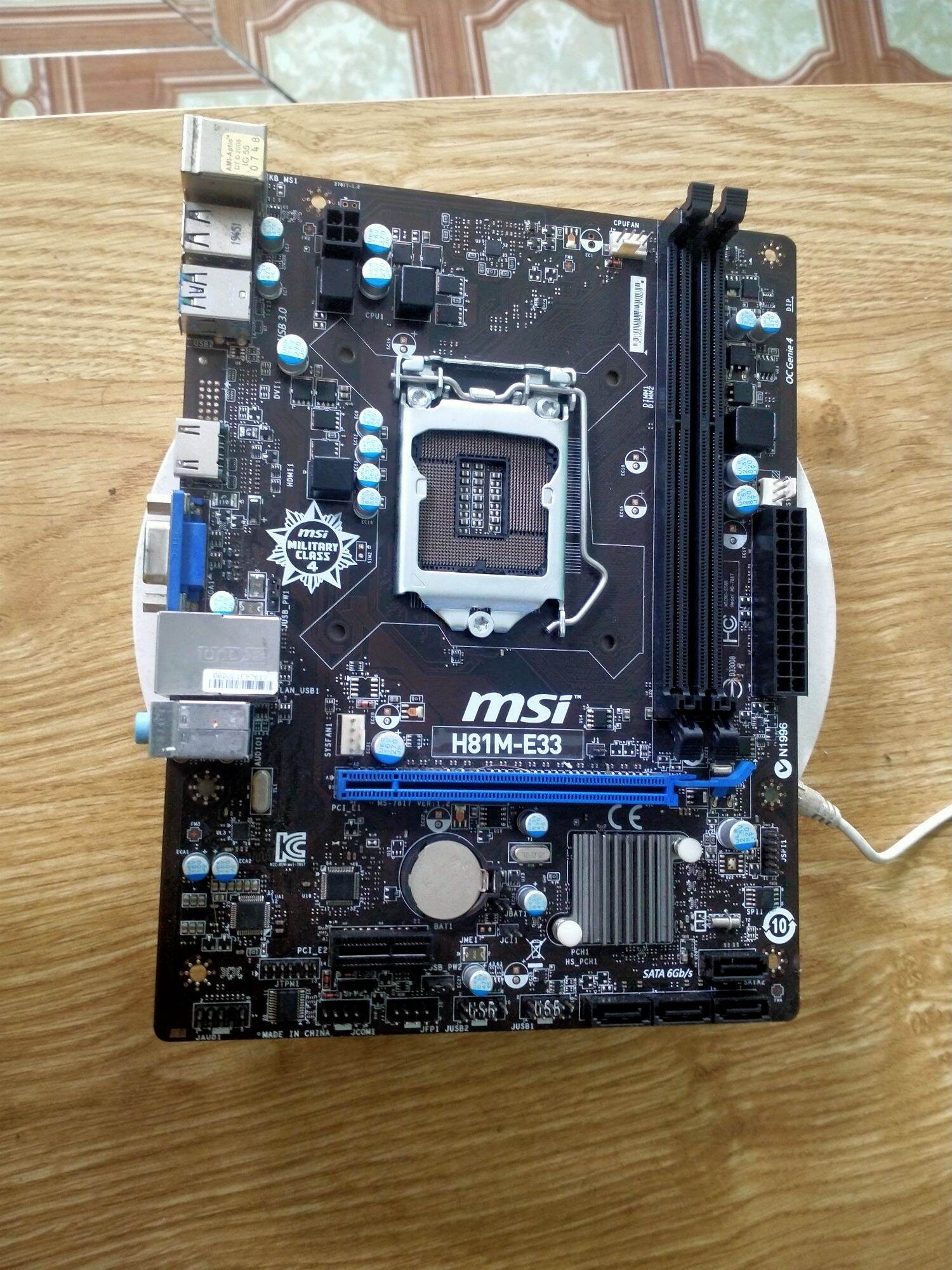 Bo mạch chủ máy tính bàn MSI H81M (Socket 1150)
