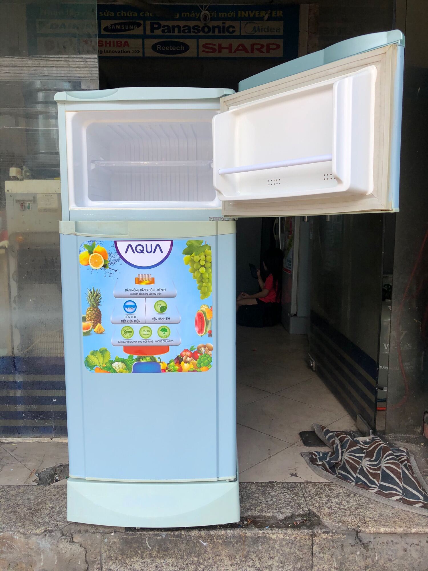 Tủ lạnh cũ Sanyo 110 lít bán khu vực HCM